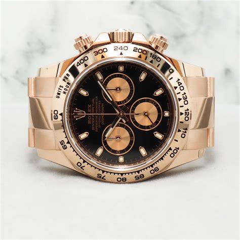 rolex daytona rose gold new|rolex daytona value chart.